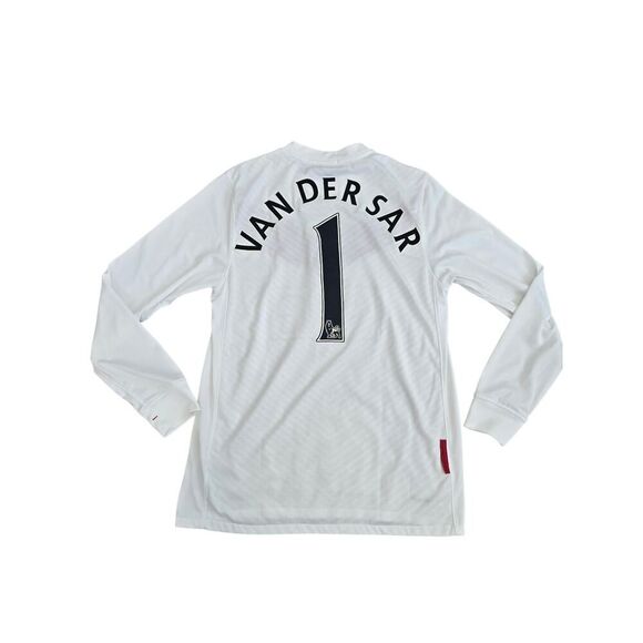 Authentic 09–10 Nike Man United Goalkeeper Jersey Van Der Sar #1 Size S Retro - Picture 3 of 11